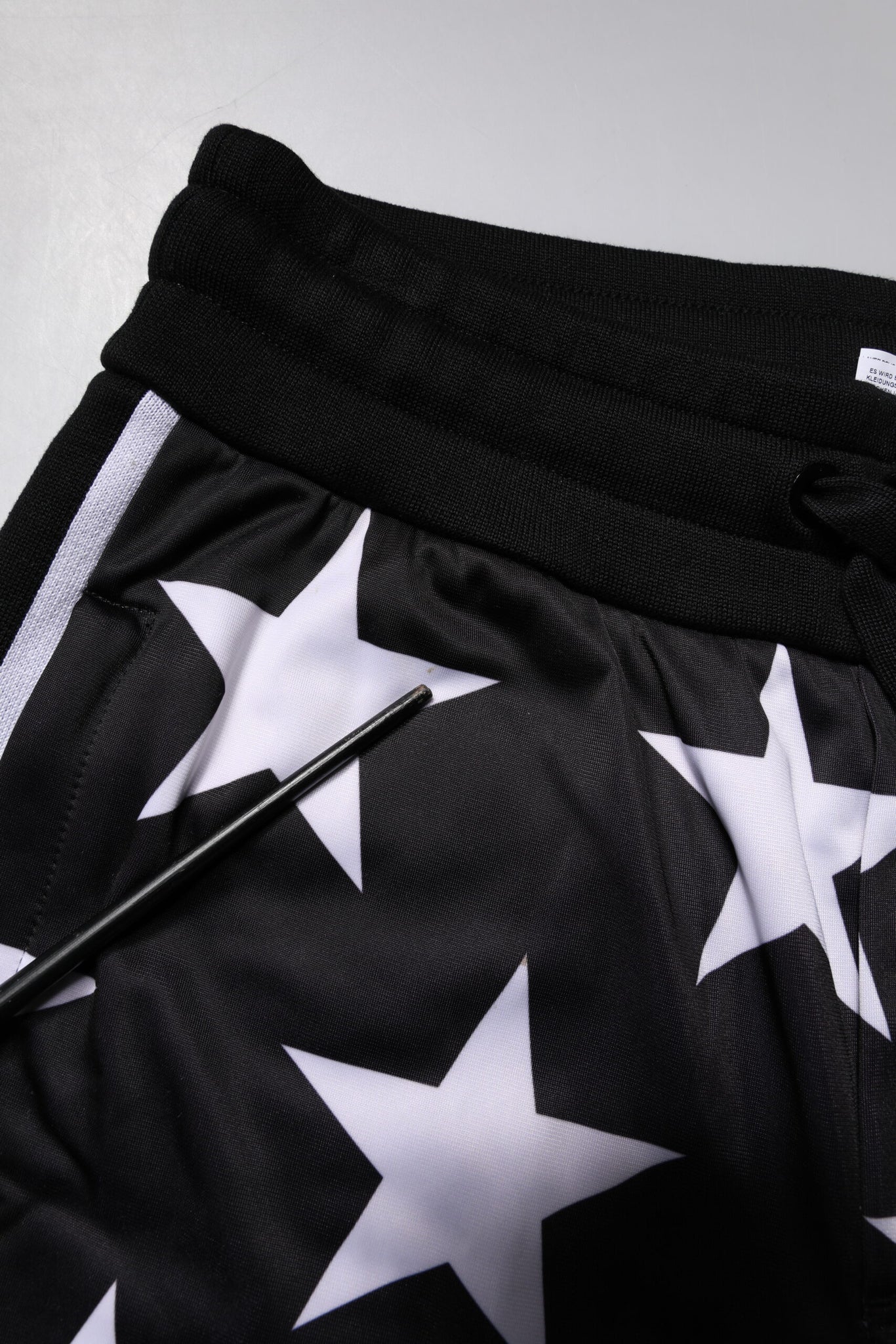 Dolce & Gabbana Black White Stars Jogger Men Sweatpants Pants