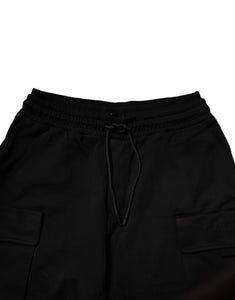 Dolce & Gabbana Black Cotton Men Cargo Jogger Sweatpants Pants