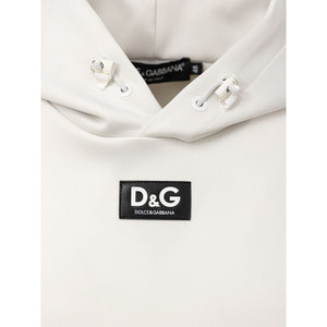 Dolce & Gabbana White Polyester Sweater