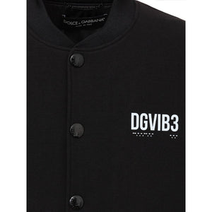 Dolce & Gabbana Black Viscose Jacket