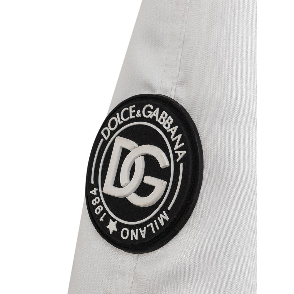 Dolce & Gabbana White Polyester Jacket