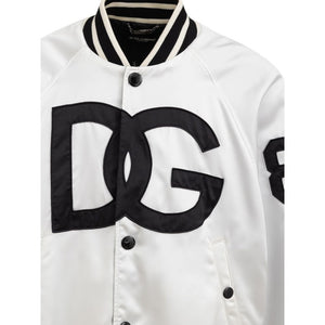 Dolce & Gabbana White Polyester Jacket