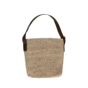 Ibeliv Raffia Lova Bucket Bag