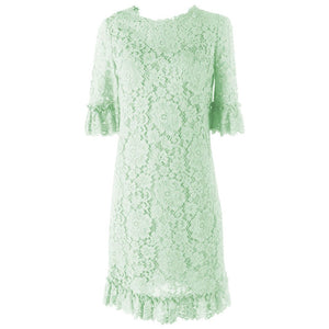 Dolce & Gabbana Green Cotton Dress
