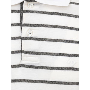 Dunhill White Cotton Polo Shirt